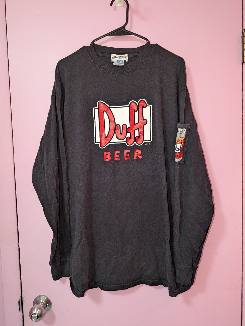 Vintage 2003 Simpsons Duff Beer Long Sleeve 🍺
